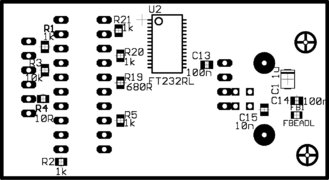 Components placement bottom